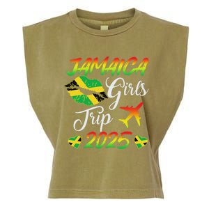 Jamaica Girl Trip 2025 Jamaica Summer Vacation Garment-Dyed Women's Muscle Tee