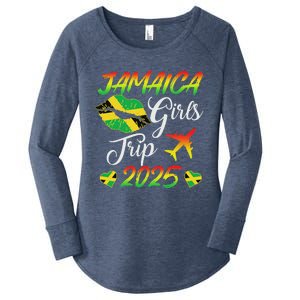 Jamaica Girl Trip 2025 Jamaica Summer Vacation Women's Perfect Tri Tunic Long Sleeve Shirt