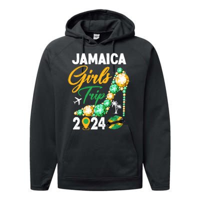 Jamaica Girls Trip 2024 Performance Fleece Hoodie