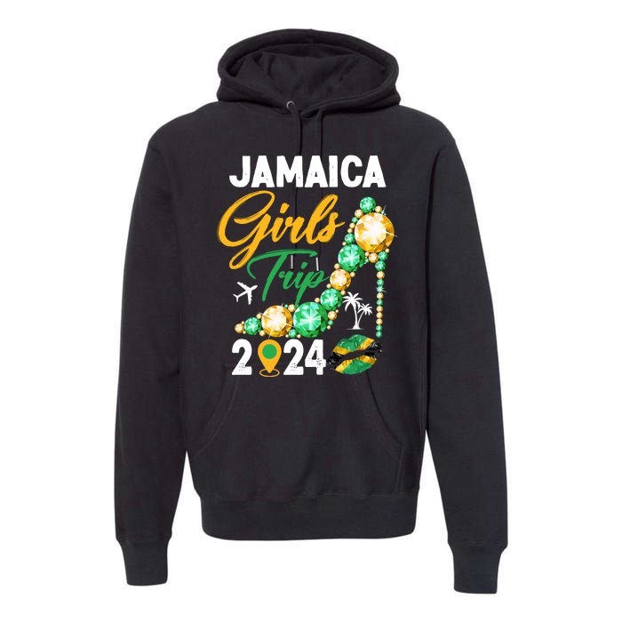 Jamaica Girls Trip 2024 Premium Hoodie