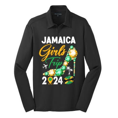 Jamaica Girls Trip 2024 Silk Touch Performance Long Sleeve Polo