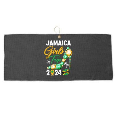 Jamaica Girls Trip 2024 Large Microfiber Waffle Golf Towel