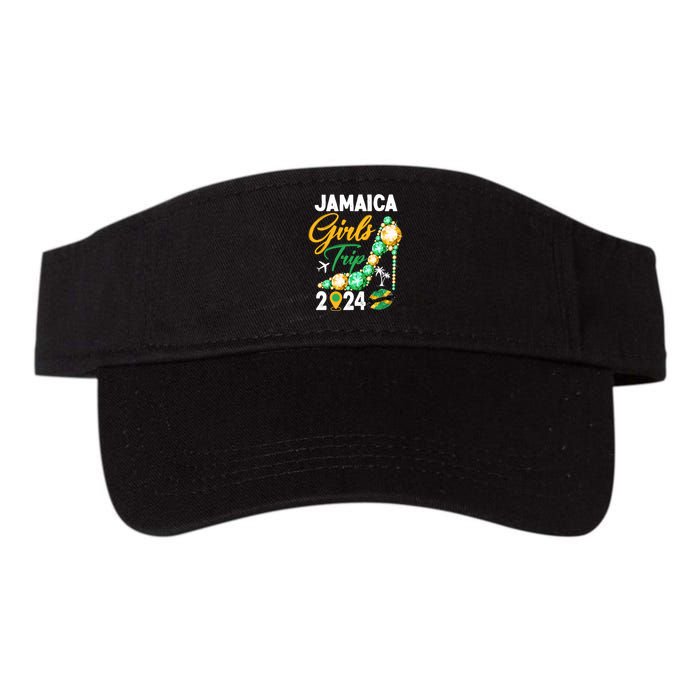 Jamaica Girls Trip 2024 Valucap Bio-Washed Visor