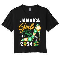 Jamaica Girls Trip 2024 Women's Crop Top Tee