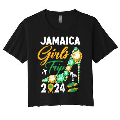 Jamaica Girls Trip 2024 Women's Crop Top Tee