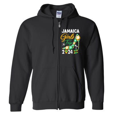 Jamaica Girls Trip 2024 Full Zip Hoodie