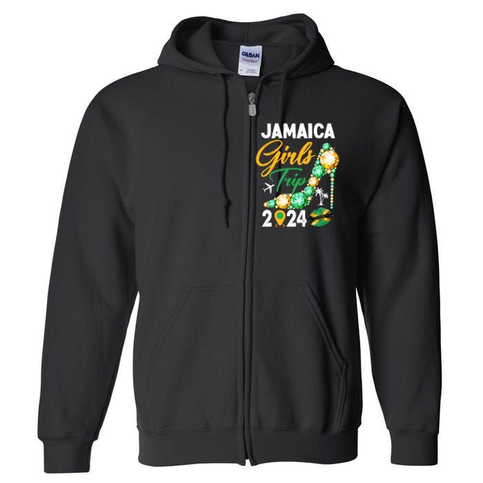 Jamaica Girls Trip 2024 Full Zip Hoodie