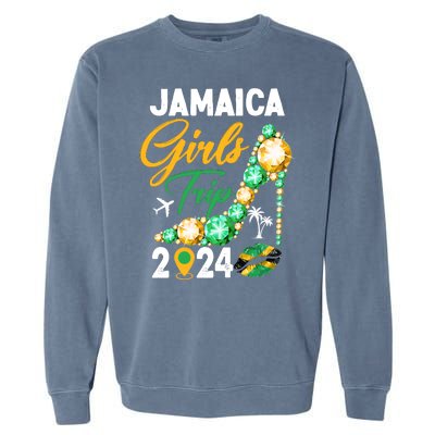 Jamaica Girls Trip 2024 Garment-Dyed Sweatshirt