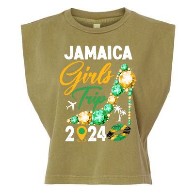 Jamaica Girls Trip 2024 Garment-Dyed Women's Muscle Tee