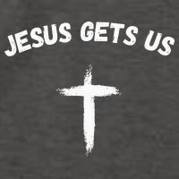 Jesus Gets Us He Understands Us Christian Vector Backpack