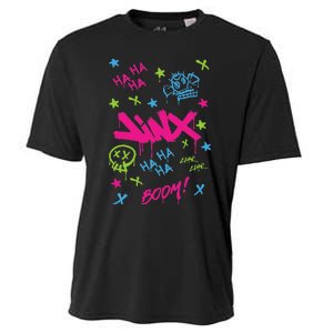 Jinx Graffiti Vibrant Punk Style Cooling Performance Crew T-Shirt