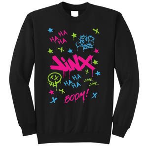 Jinx Graffiti Vibrant Punk Style Sweatshirt