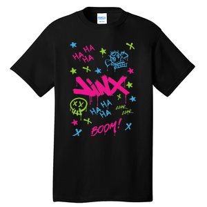 Jinx Graffiti Vibrant Punk Style Tall T-Shirt