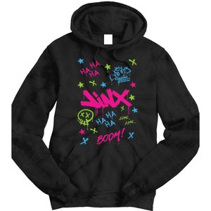 Jinx Graffiti Vibrant Punk Style Tie Dye Hoodie