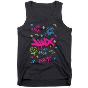 Jinx Graffiti Vibrant Punk Style Tank Top