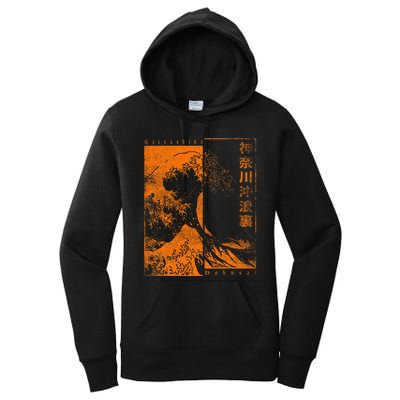 Japanese Great Wave Off Kanagawa Katsushika Hokusai Women's Pullover Hoodie