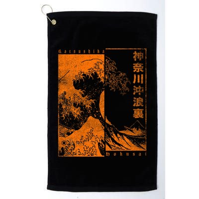 Japanese Great Wave Off Kanagawa Katsushika Hokusai Golf Towel