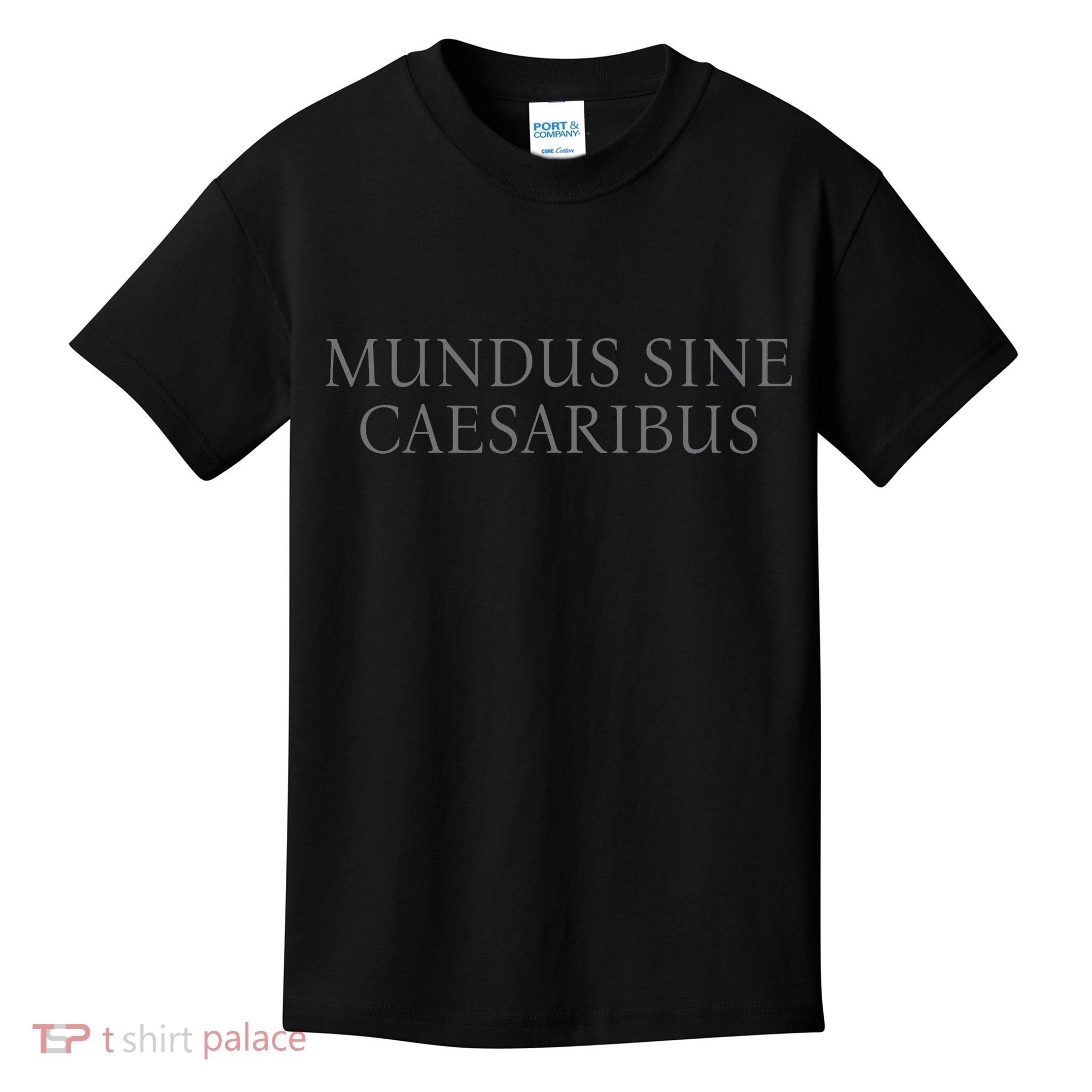 Jay Graber Wearing Mundus Sine Caesaribus Kids T-Shirt