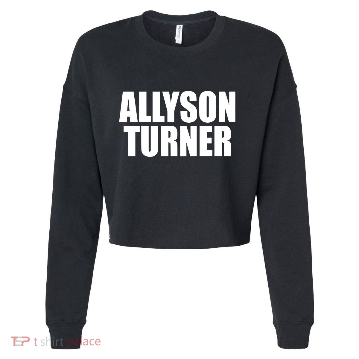 Juju Gotti Wearing Allyson Turner Cropped Pullover Crew