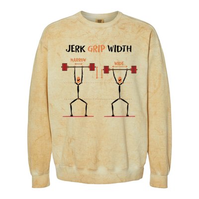 Jerk Grip Width Colorblast Crewneck Sweatshirt