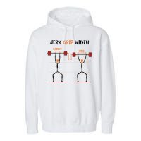 Jerk Grip Width Garment-Dyed Fleece Hoodie