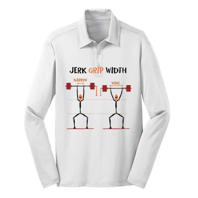 Jerk Grip Width Silk Touch Performance Long Sleeve Polo