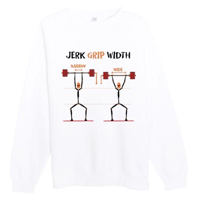 Jerk Grip Width Premium Crewneck Sweatshirt