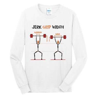 Jerk Grip Width Tall Long Sleeve T-Shirt