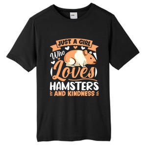 Just Girl Who Loves Hamsters And Kindness Hamsters Great Gift Tall Fusion ChromaSoft Performance T-Shirt