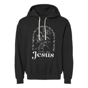 Jesus Hoodie Aesthetic Christian Garment-Dyed Fleece Hoodie