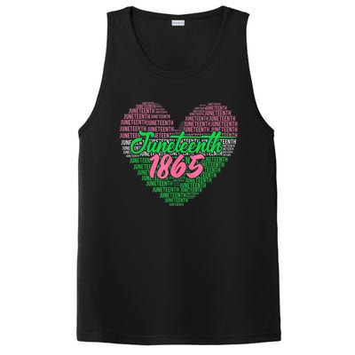 Junenth Heart Africa Fist June 19th 1865 Gift PosiCharge Competitor Tank