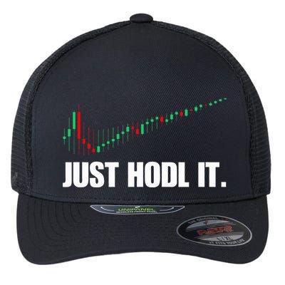 Just Hodl Bitcoin I Cool Btc Bitcoin Flexfit Unipanel Trucker Cap