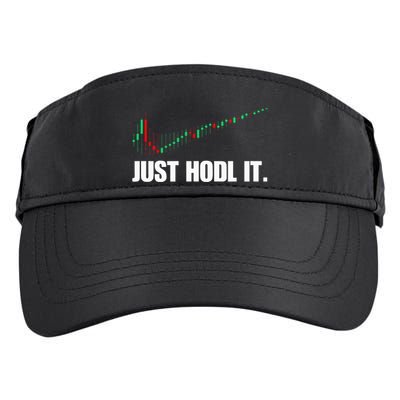 Just Hodl Bitcoin I Cool Btc Bitcoin Adult Drive Performance Visor