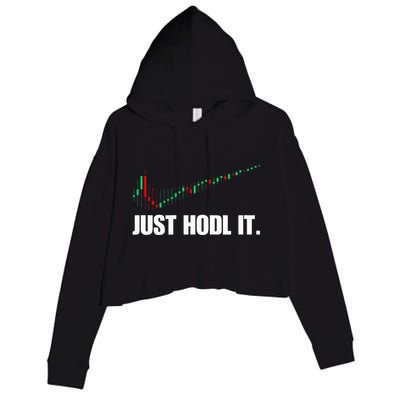 Just Hodl Bitcoin I Cool Btc Bitcoin Crop Fleece Hoodie