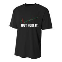 Just Hodl Bitcoin I Cool Btc Bitcoin Youth Performance Sprint T-Shirt
