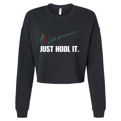 Just Hodl Bitcoin I Cool Btc Bitcoin Cropped Pullover Crew