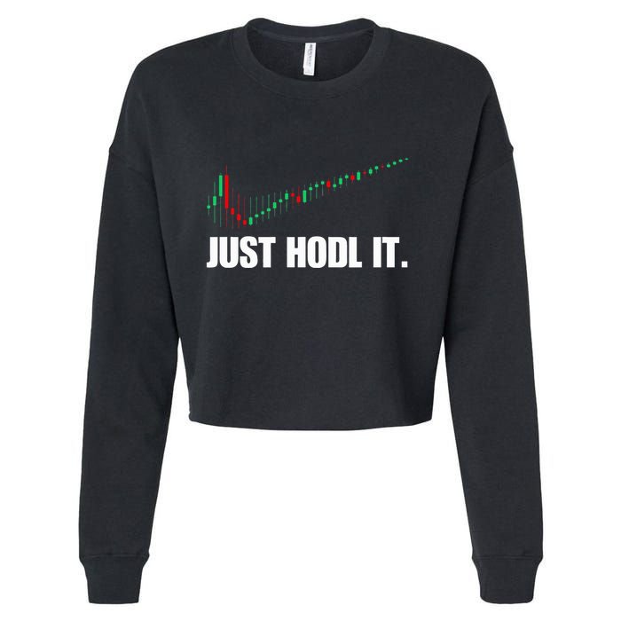 Just Hodl Bitcoin I Cool Btc Bitcoin Cropped Pullover Crew
