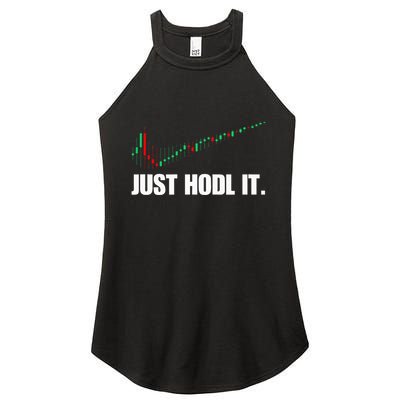Just Hodl Bitcoin I Cool Btc Bitcoin Women's Perfect Tri Rocker Tank