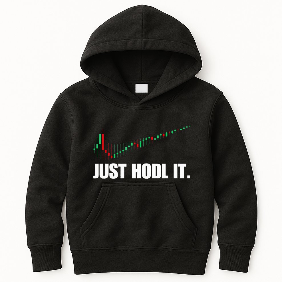 Just Hodl Bitcoin I Cool Btc Bitcoin Kids Hoodie
