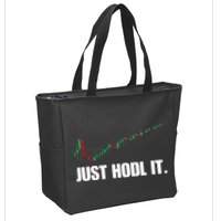 Just Hodl Bitcoin I Cool Btc Bitcoin Zip Tote Bag
