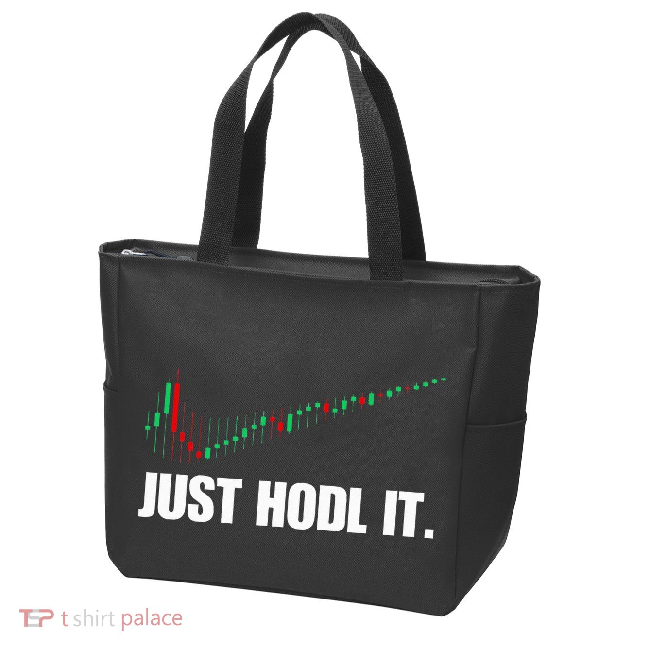 Just Hodl Bitcoin I Cool Btc Bitcoin Zip Tote Bag