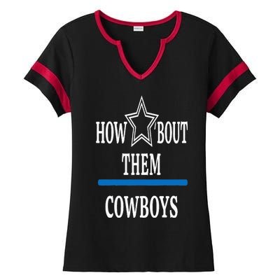 Jimmie How Bout Them Cowboy Ladies Halftime Notch Neck Tee