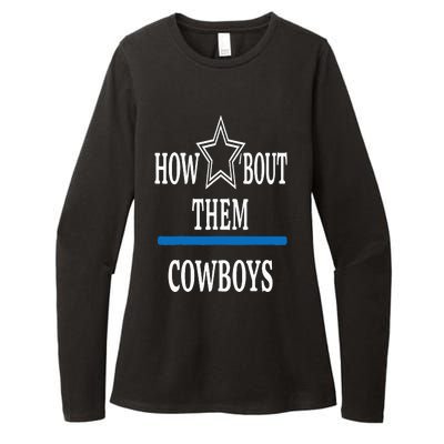 Jimmie How Bout Them Cowboy Womens CVC Long Sleeve Shirt