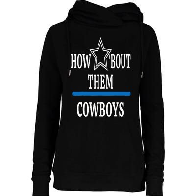 Jimmie How Bout Them Cowboy Womens Funnel Neck Pullover Hood