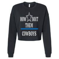 Jimmie How Bout Them Cowboy Cropped Pullover Crew