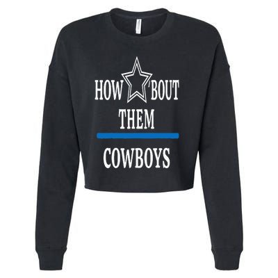 Jimmie How Bout Them Cowboy Cropped Pullover Crew