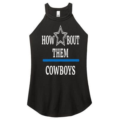 Jimmie How Bout Them Cowboy Women's Perfect Tri Rocker Tank