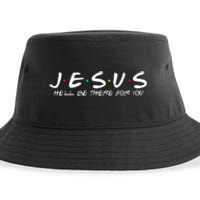 Jesus HeLl Be There For You Parody Funny Christians Gift Sustainable Bucket Hat