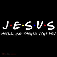 Jesus He'll Be There For You Christian Stripe Pom Pom Beanie
