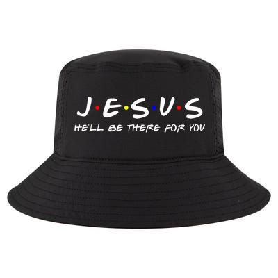 Jesus He'll Be There For You Christian Cool Comfort Performance Bucket Hat